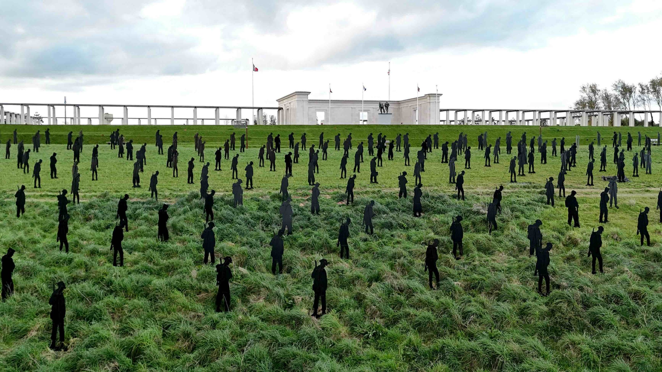 D-Day 80: Standing with Giants installation at Memorial – British ...